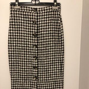 Zara ankle length skirt.